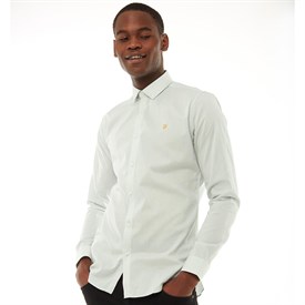 Farah Vintage Heren Oakton Slim Lange Mouwen Overhemd Lichtgroen farah vintage kopen in de aanbieding Farah Vintage Heren Oakton Slim Lange Mouwen Overhemd Lichtgroen farah vintage kopen in de aanbieding