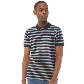 Farah Vintage Heren Marcel Polo Zwart farah vintage kopen in de aanbieding