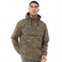 FARAH Vintage Mens Northampton Camo Print Overhead Jacket Vintage Green