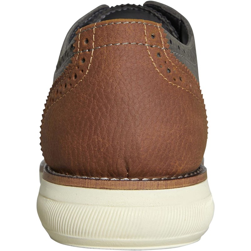 Frank Wright Herren Copper Brogues Grau