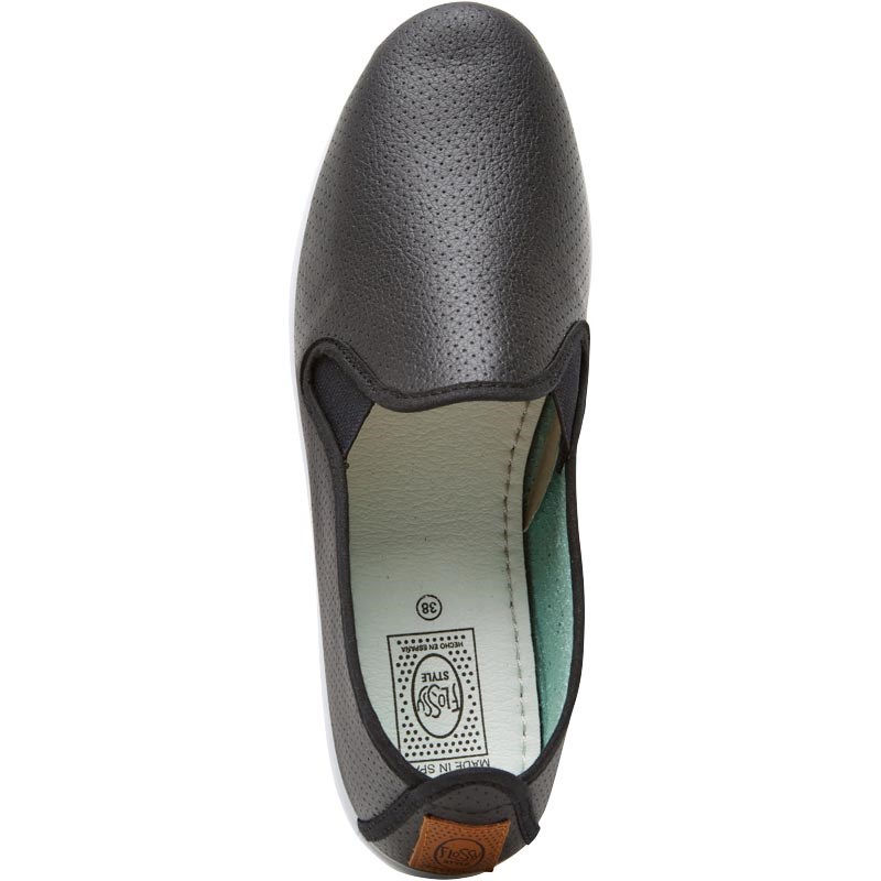 plimsolls leather