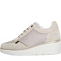 GEOX Womens Ilde Trainers Light Taupe/Beige