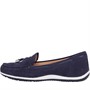 GEOX Womens Vega Moc Loafers Navy