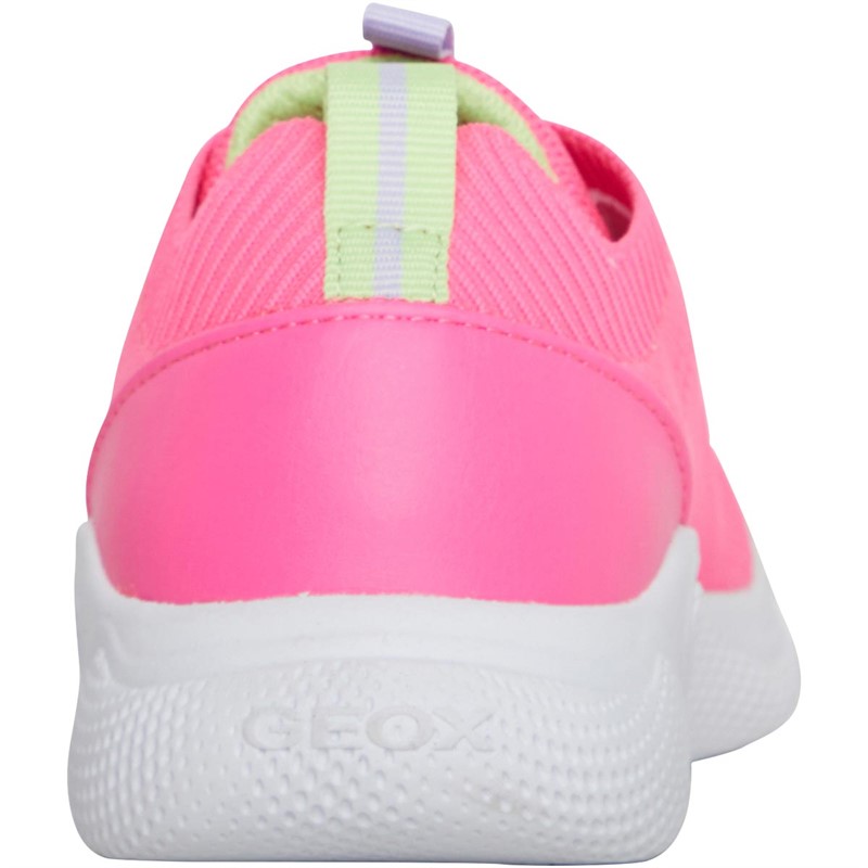 GEOX Infant Girls s Sprintye Trainers Fluo Fuchsia