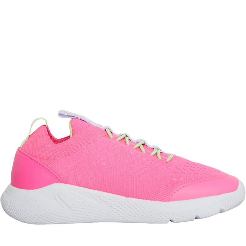 GEOX Infant Girls s Sprintye Trainers Fluo Fuchsia