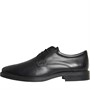GEOX Mens Brandolf Plain Toe Formal Shoes Black