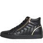 GEOX Womens Blomiee Hi Top Trainers Black