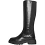 GEOX Womens Iridea Elasticated Knee High Boots Black