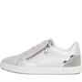 GEOX Womens Blomiee Trainers Silver/Light Grey