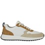 GEOX Baskets Homme Volpiano Taupe Clair/Blanc