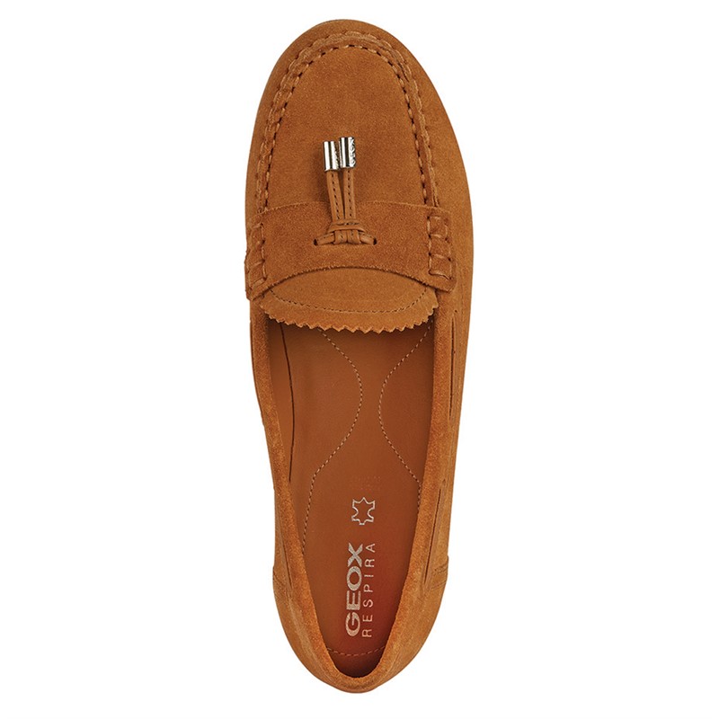 Mocassins Geox Vega Pour Fille - Semelle Respirante, Memory Foam, Confortables, Décontractés