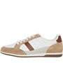 GEOX Mens Renan Low Profile Shoes White/Brown
