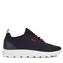 GEOX Baskets en maille Spherica Homme marine