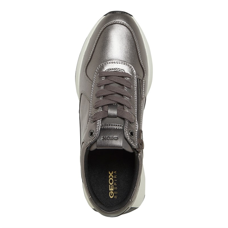 GEOX Damen Amabel Sneaker Gunmetal