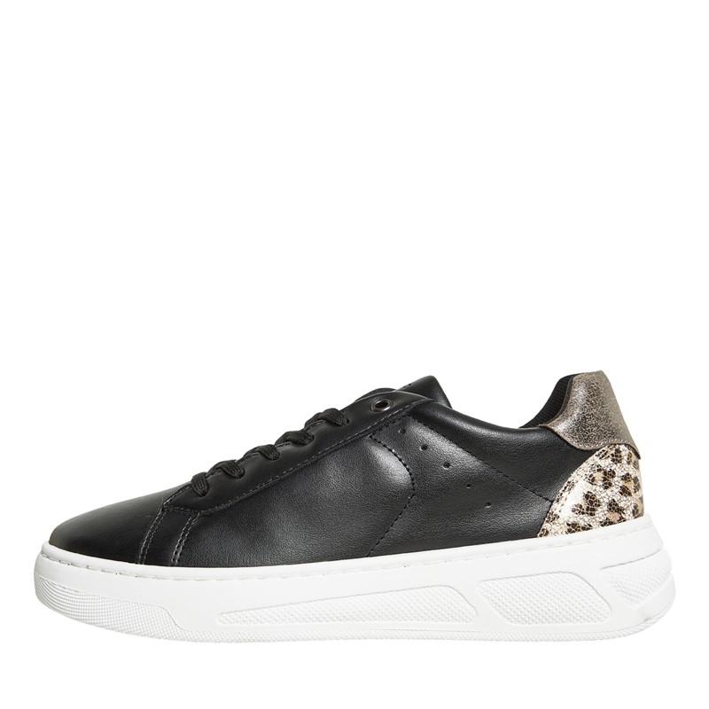 GEOX Womens Ljuba Trainers Black/Gunpowder