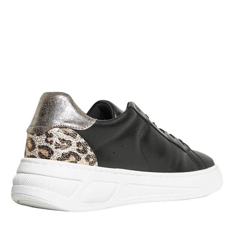 GEOX Womens Ljuba Trainers Black/Gunpowder