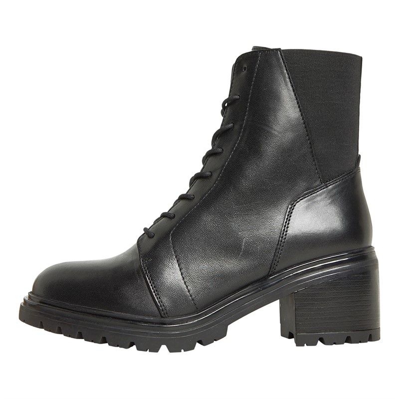 GEOX Damen Damiana Schnürstiefeletten Schwarz