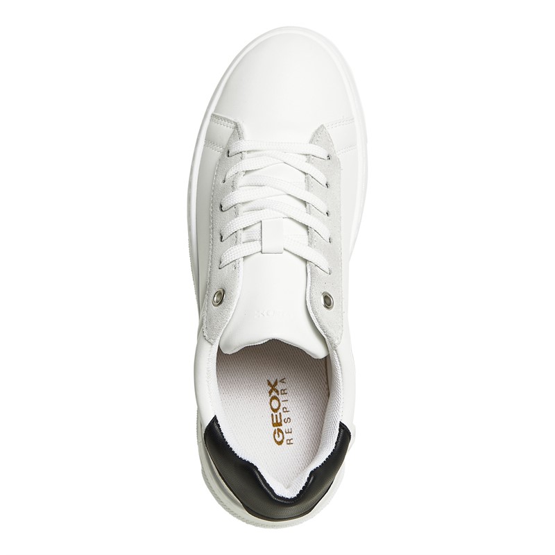 Buy GEOX Womens Ljuba Trainers White Silver