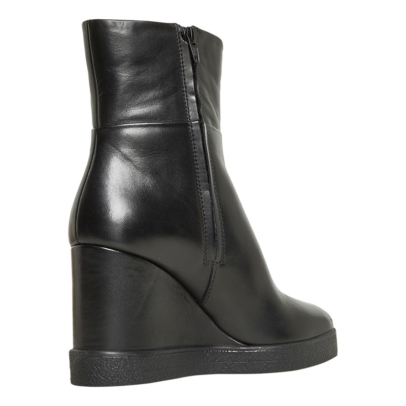 GEOX Damen Elidea Keilabsätze Stiefel Schwarz