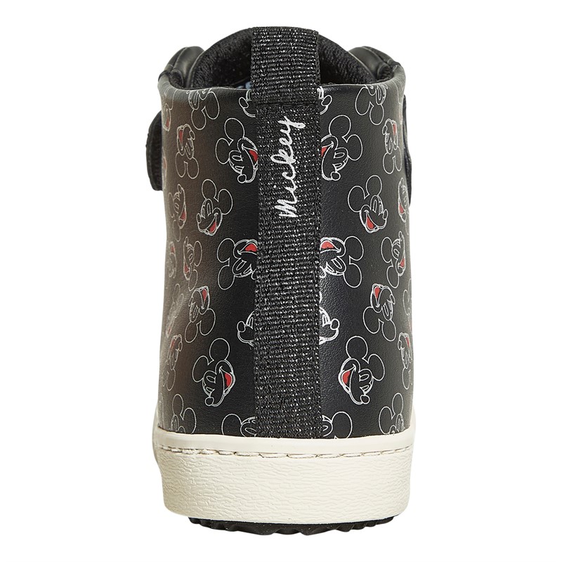 GEOX Kids Kalispera Disney Mickey Mouse Trainers Black/Silver