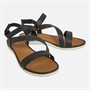 GEOX Dame Vega Ankel Rem Sandaler Sort
