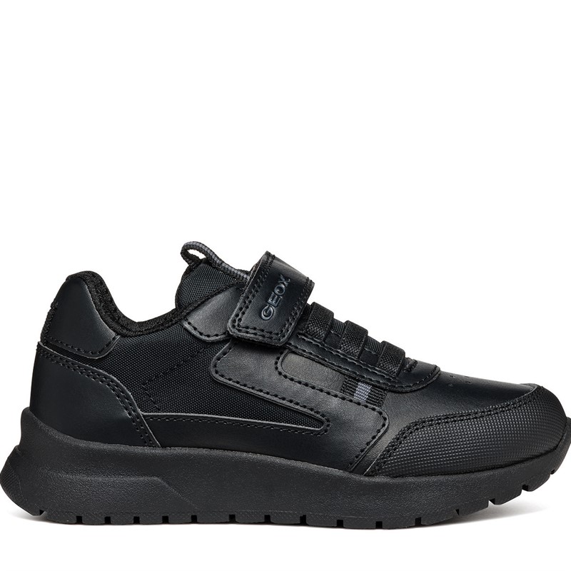 GEOX Boys Briezee Trainers Black - Size 29