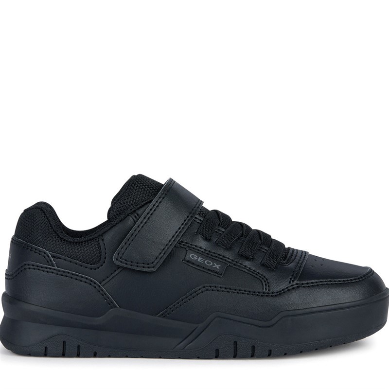 GEOX Boys Perth Trainers Black - Size 28
