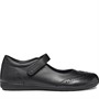 GEOX Junior Girls Iberide Mary Jane Brogue Shoes Black