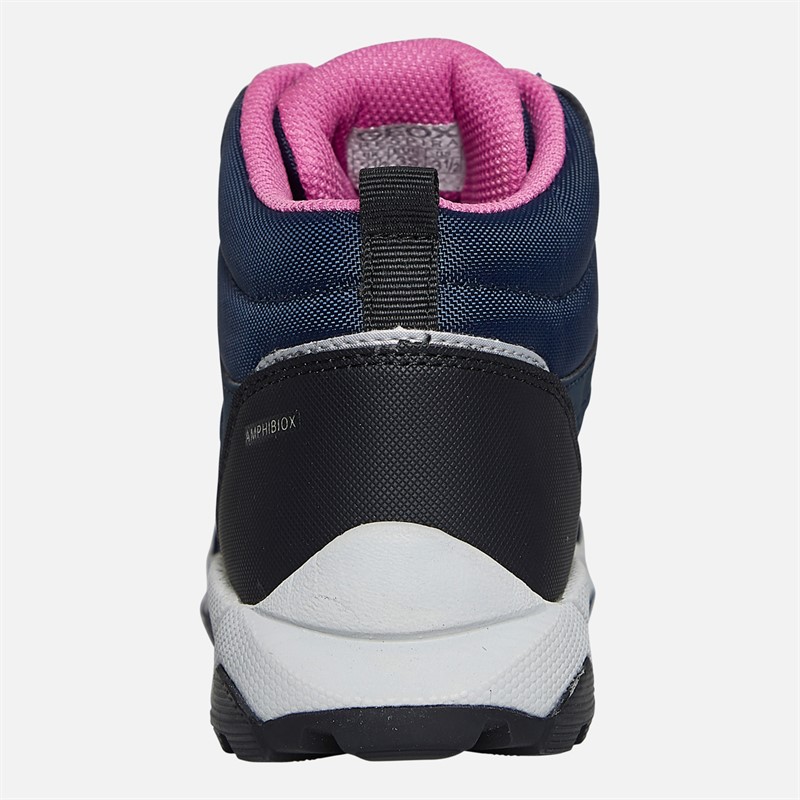 GEOX Junior Mädchen Magnetar Stiefeletten Marine/Violett