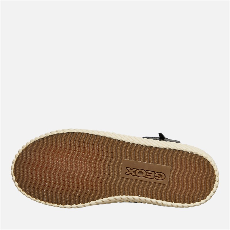 GEOX Mirroless sneakersy za kostkę na suwak dla dziewczynki kolor czarny