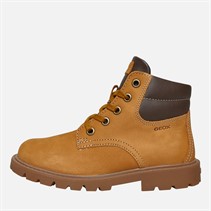 GEOX Bottes Shaylax zippées intérieur Garçon jaune/marron