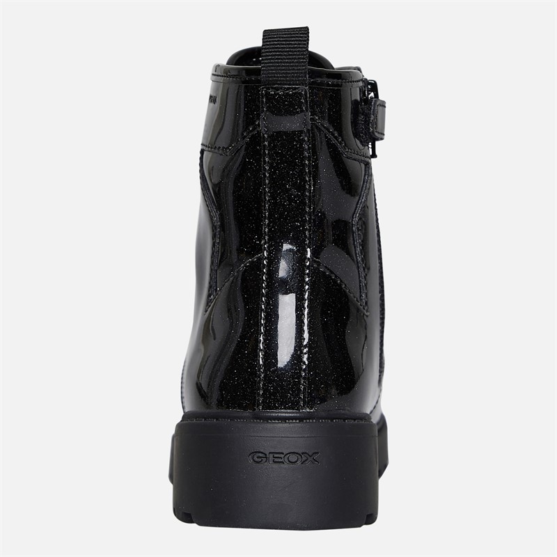 GEOX Junior Girls Casey Ankle Boots Black