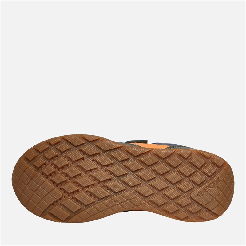 GEOX Baskets Rann Garçon Military/Orange