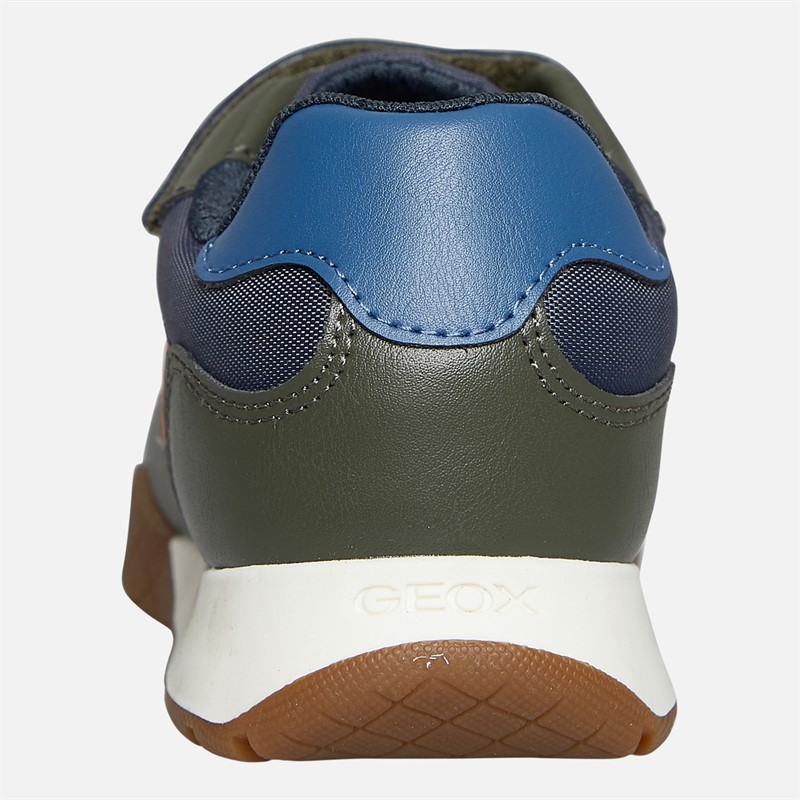 GEOX Baskets Rann Garçon Military/Orange