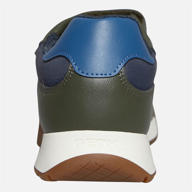 GEOX Baskets Rann Garçon Junior Military/Orange