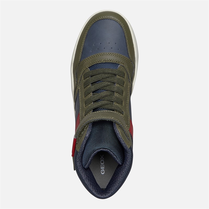 GEOX Baskets montantes Perth juniors Garçon Military/Navy