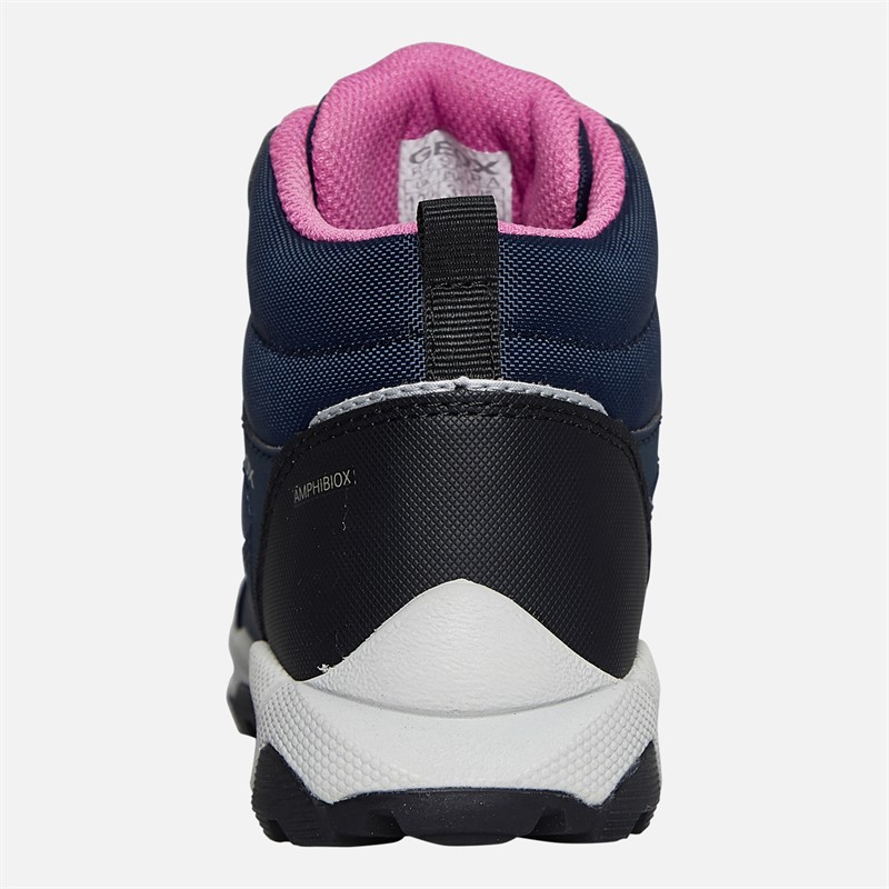 GEOX Bottes à cheville Magnetar Fille Bleu Marine/violet