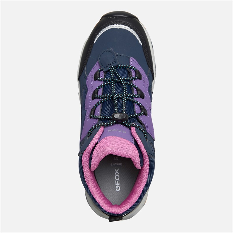 GEOX Bottes à cheville Magnetar Fille Bleu Marine/violet