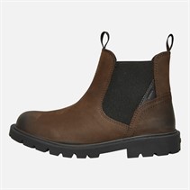 GEOX Boys Shaylax Chelsea Boots Coffee/Black
