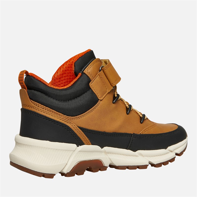 GEOX Junior Junge Flexypher Plus Stiefel Dunkelgelb / Schwarz