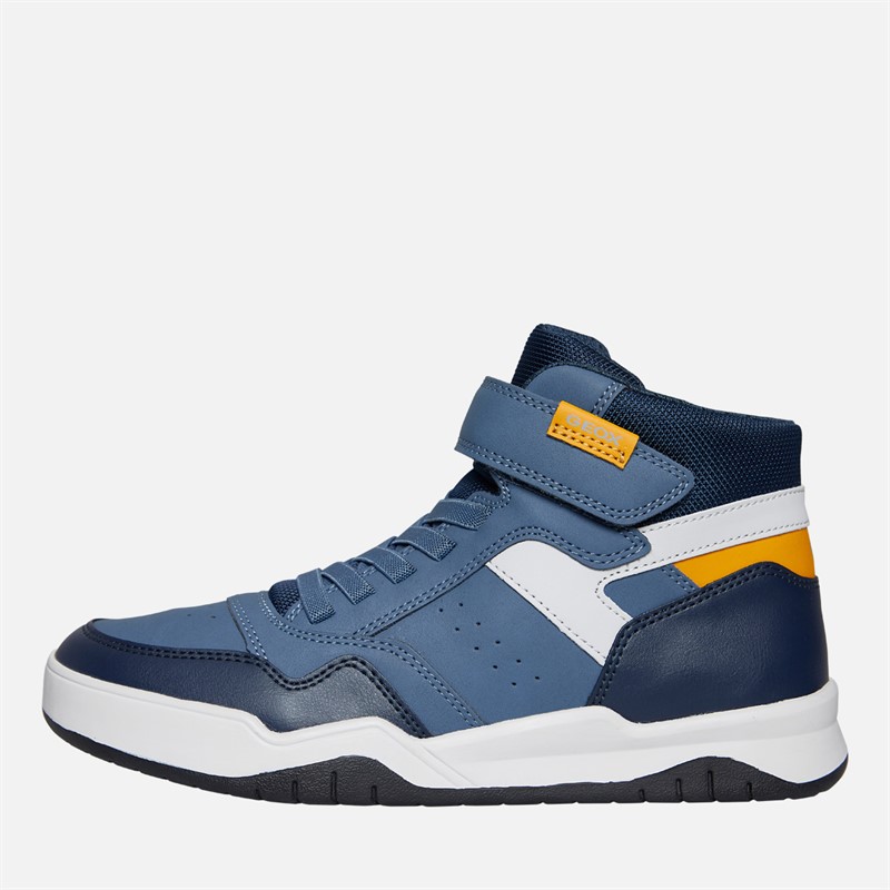 GEOX Baskets montantes Perth juniors Garçon Avio/Gris