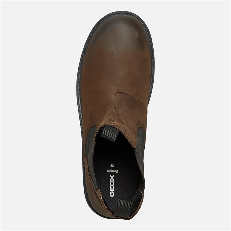 GEOX Junior Junge Shaylax Chelsea Stiefel Kaffee / Schwarz