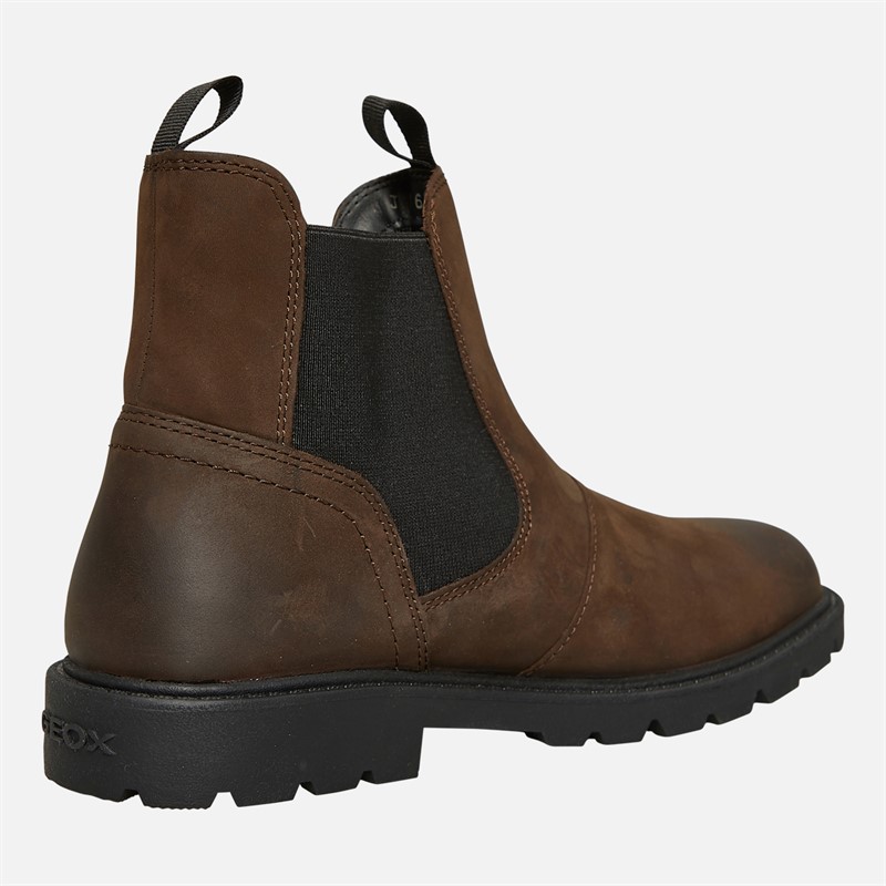 GEOX Junior Junge Shaylax Chelsea Stiefel Kaffee / Schwarz