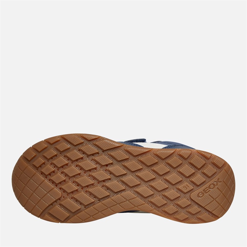 GEOX Baskets Rann Garçon Bleu Marine/Ivoire Clair Navy/Lt Ivory
