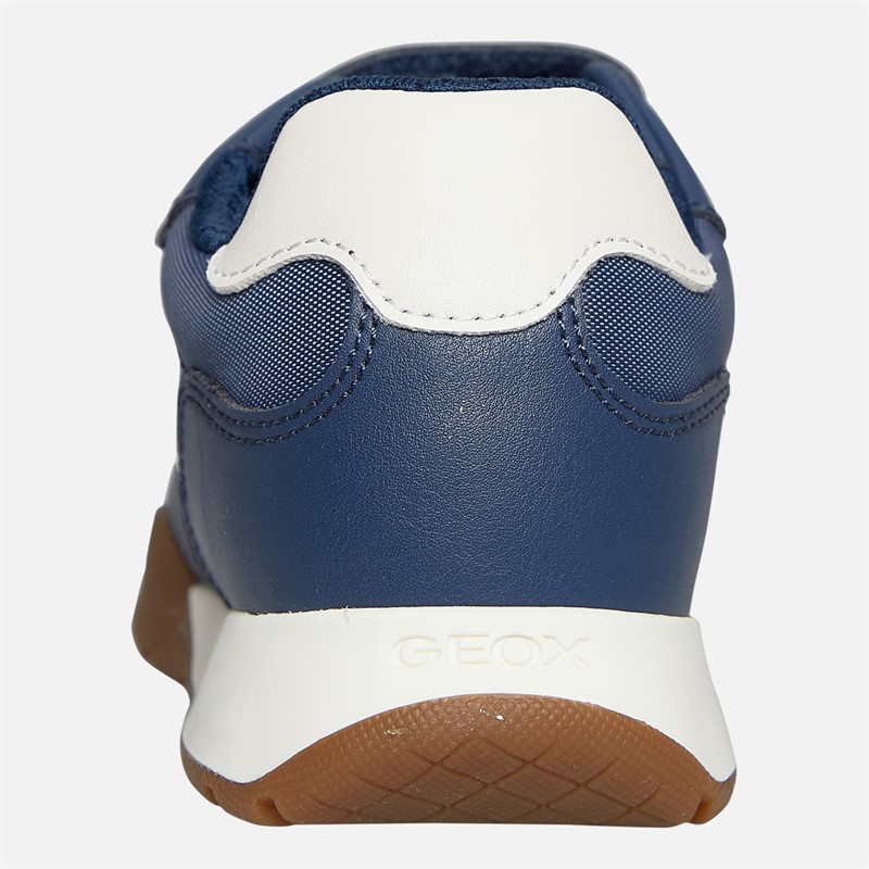 GEOX Baskets Rann Garçon Bleu Marine/Ivoire Clair Navy/Lt Ivory