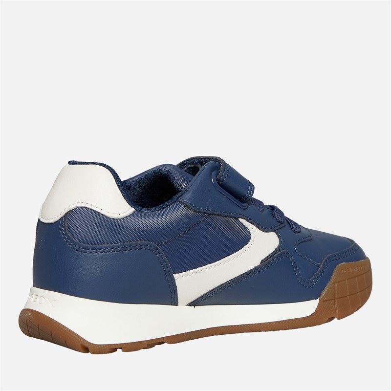 GEOX Baskets Rann Garçon Bleu Marine/Ivoire Clair Navy/Lt Ivory