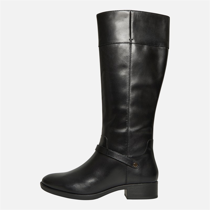 GEOX Damen Felicity Kniehohe Stiefel Schwarz
