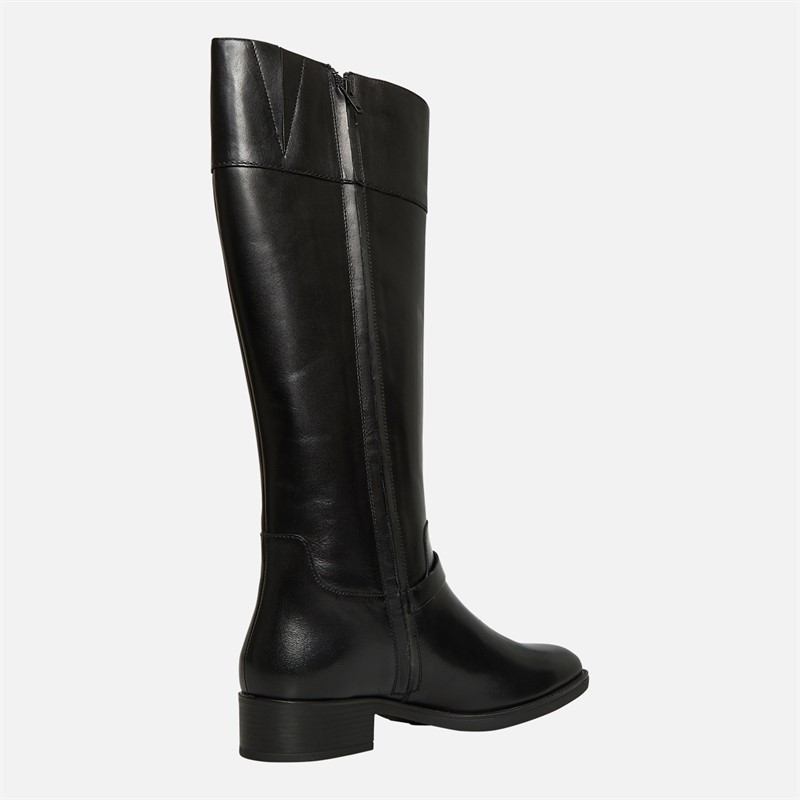 GEOX Damen Felicity Kniehohe Stiefel Schwarz