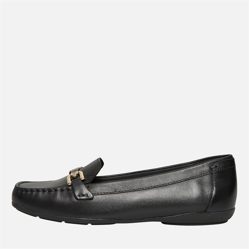 GEOX Womens Annytah Loafers Black