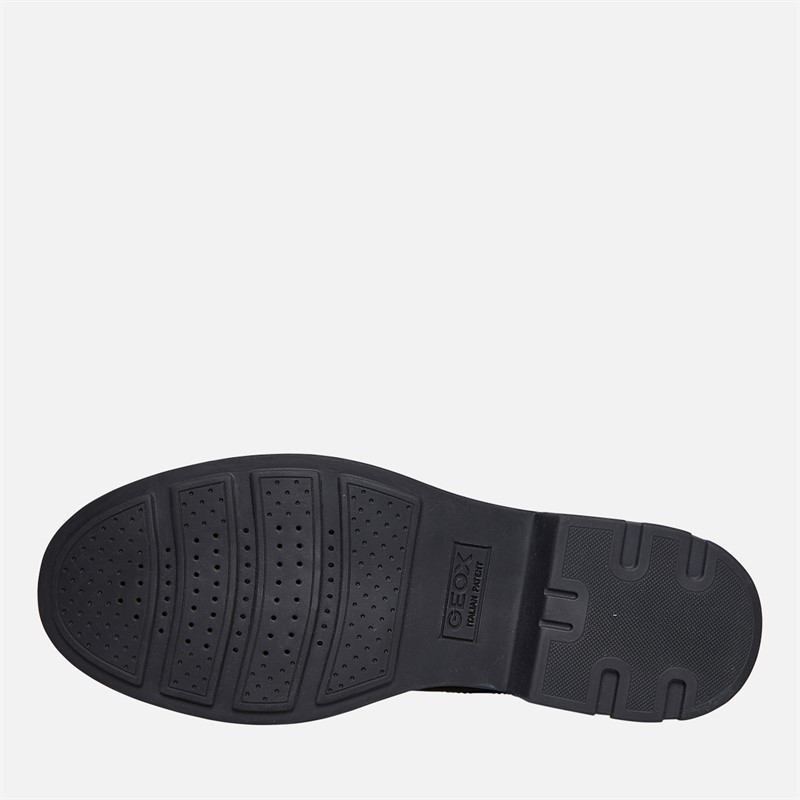 GEOX Damen Swelen klobige Oxford Schuhe Schwarz